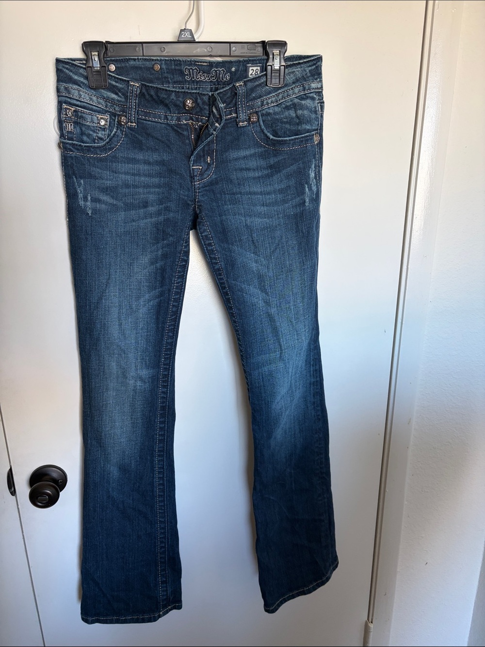 Miss Me Dark Blue Flare Jeans